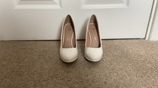 White Heels New Look Size 5