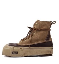 Visvim Tan & Brown Decoy Duck