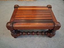 “Antique Footstool made from Timber of H.M.S. Britannia,  Ship at Dartmouth