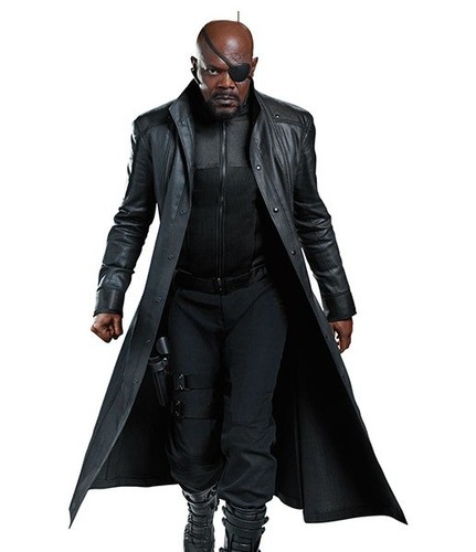 Mens long black leather trench - black,
