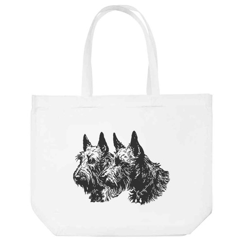 Scottish terrier couple - terrier, couple'