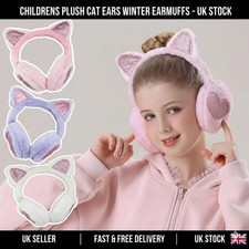 Winter Women Kids Soft Cat