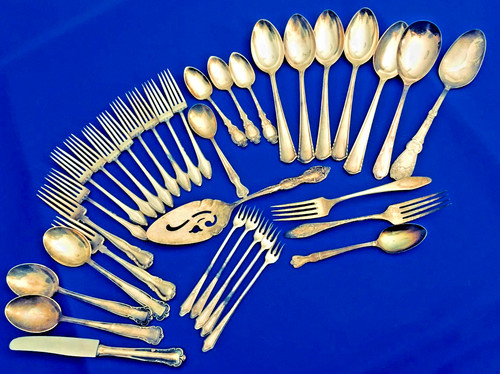 Boho mixed lot silverplate - boho,