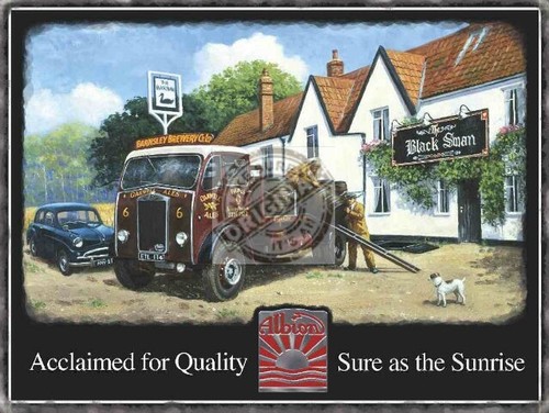Albion lorry design metal - albion,