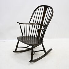 Ercol Chairmakers Chair Rocking Chair Dark Finish Model 912 FREE UK Delivery