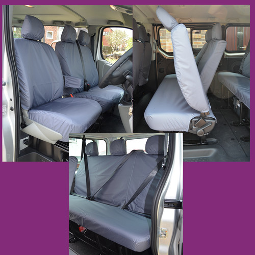 Tailored grey seat covers - tailored,