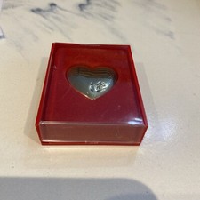 Vintage The Variety Club Gold Heart Brooch Original Gift Box Badge Pin