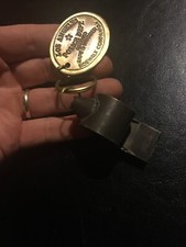 Police Key Whistle Tag Set Genuine USA Brass Collector LA LAX LAPD Collector