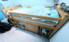 Single Cabin Bed with Desk