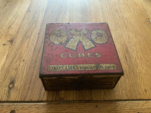Vintage oxo cubes tin - cubes,