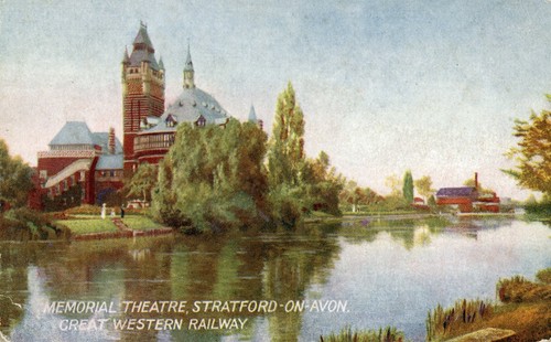 Gwr postcard coloured views - postcard,