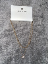 River Island Gold Necklace New