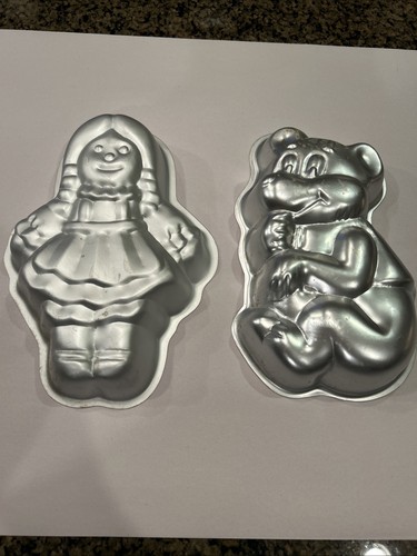 Vintage set wilton aluminum - set/2,