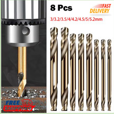 8pcs Cobalt Drill Bit Set