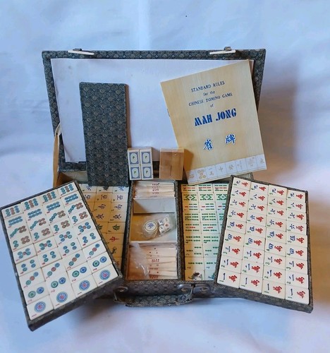 Mahjong set 152 - bone, bamboo