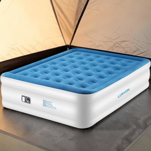 Raised air bed inflatable - bed,
