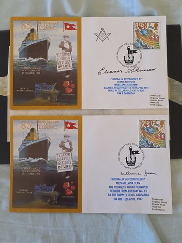Rms titanic survivor - survivor, autograph