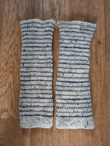 Knitted leg warmers - knitted,