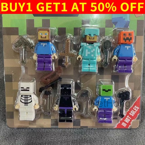 Minecraft minifigures set - minecraft,