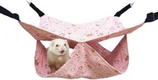 Pet Bird Hamster Ferret Rat Squirrel Hammock Hanging Cage Nest Bed House size L