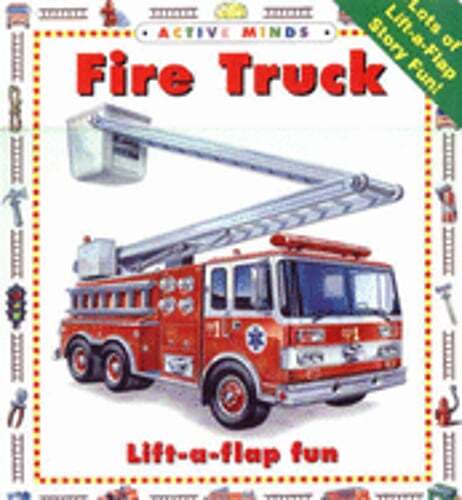 Lift flap fire truck - a, truck: