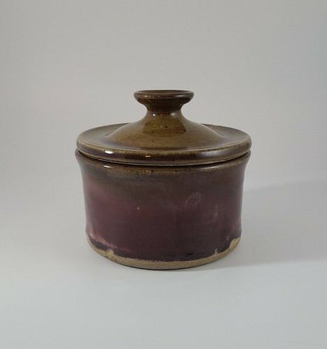Nichols pottery brown purple - brown,