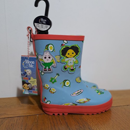 Moon and wellies blue kids - and,