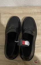 M&S black formal shoes loafer