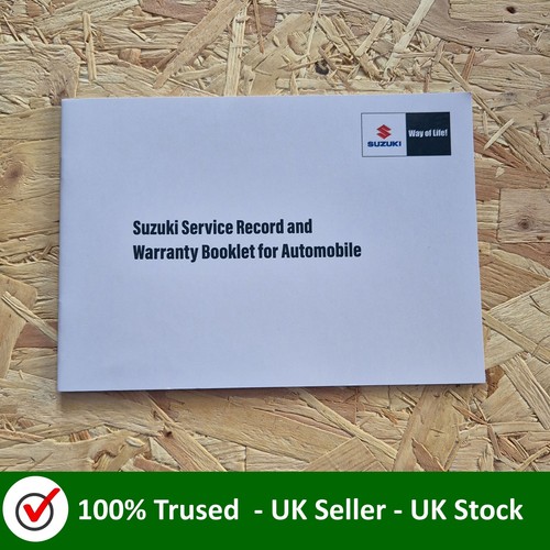 Suzuki service history blank - service,