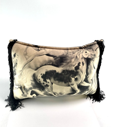 Throw pillow horse - throw,