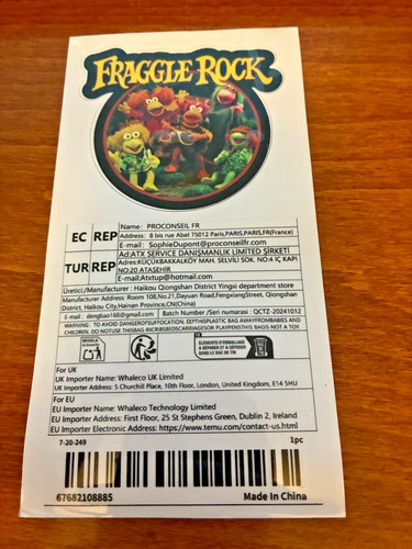Fraggle rock decal new - rock,