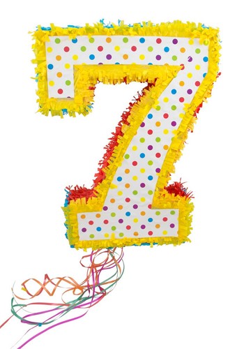 Large number pinata 49cm - pinata,