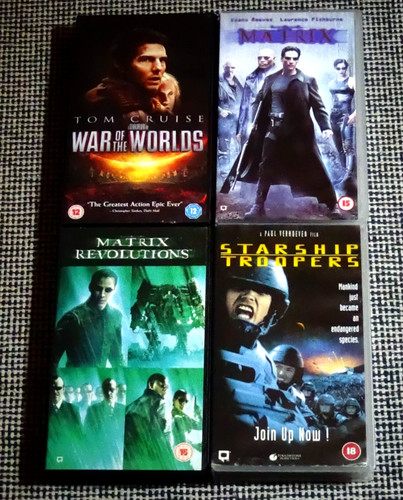 Scifi vhs cassette movie - vhs,