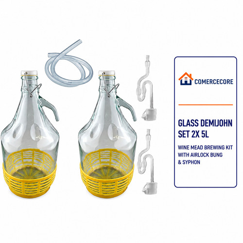 Glass demijohn set - 2, x