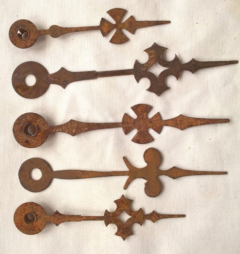 Antique gothic clock - gothic,