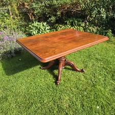 Antique Mahogany Tilt Top Dining Table
