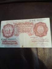 1949-1954 Ten Shilling Banknote Ten Shillings Note
