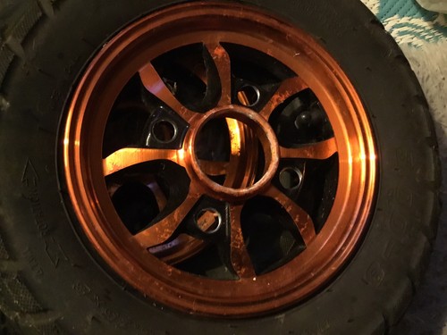 Pair front wheels - front, and
