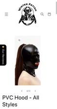 Winter fetish pvc hood - fetish,