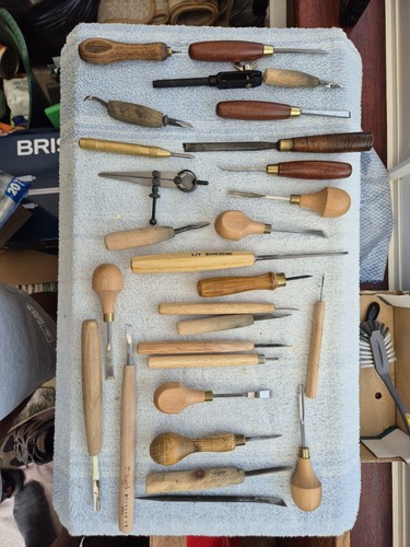 Netsuke hand tool set - netsuke,