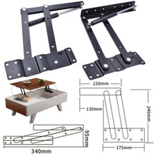 1 Pair Lift Up Top Coffee Table Lifting Frame Spring Hinge Gas Hydraulic Hinge