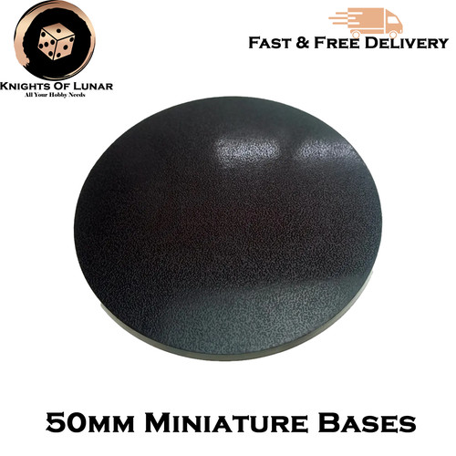 50mm round bases miniature - round,
