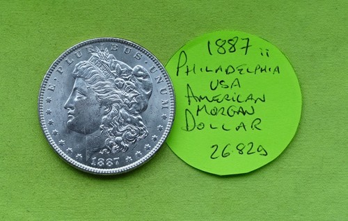 1887 silver usa - p,