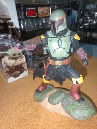 Star wars boba - wars, statue