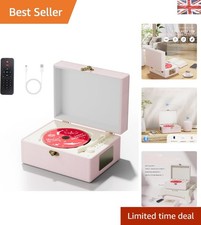 Compact Pink CD Player with