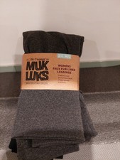 Muk Luks Black & Grey Faux Fur