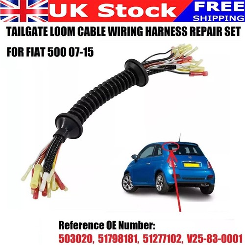 Tailgate wiring loom repair - tailgate,