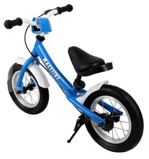 Balance Bike Children Runner Bike Kids Boys Girls Blue with side stand  break 