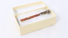 Vintage Silver Topped Amber