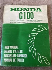 Honda G100 Shop Manual 